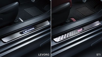 画像1: 【レヴォーグ・ＶＮ】LEDサイドシルプレート （LEVORG/STI）・スバルパーツ・スバル部品
