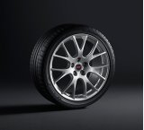 【インプレッサ・ＧＶ/ＧＲ】ＳＴＩホイールセット19インチ（BBS）（ライトシルバー）＊1台分・スバル/ＳＴＩパーツ