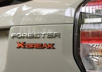 【フォレスター・ＳＪ】X-BREAK用リアオーナメント『FORESTER』+『X-BREAK』・スバル純正部品/エアロパーツ