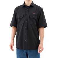 STI ドライビングシャツ（半袖ワークシャツ）ブラック・ＳＴＩシャツ／スバルシャツ