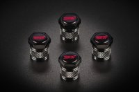 【フォレスター・ＳＬ】ＳＴＩバルブキャップセット（ブラック）・スバル純正部品/ＳＴＩパーツ