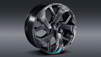 画像1: 【フォレスター・ＳＬ】ホイールデカール 19インチ・スバル純正部品/スバルパーツ