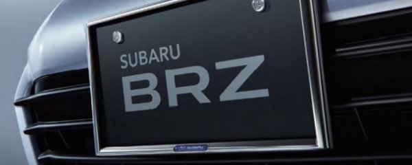 画像1: 【ＢＲＺ・ＺＤ】ナンバープレートベース（１台分/２枚）・スバル純正/スバルパーツ (1)