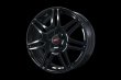 画像1: 【フォレスター・ＳＬ】ＳＴＩホイールセット18インチ 7.0J（ブラック）＊１台分・スバル純正部品/ＳＴＩパーツ (1)