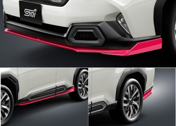 画像1: 【フォレスター・ＳＬ】ＳＴＩエアロパッケージ(チェリーレッド)・スバル純正部品/ＳＴＩパーツ (1)